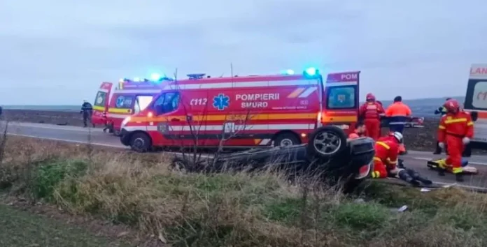 masina-rasturnata-ambulanta-smurd