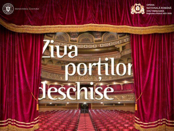 Afis Ziua Portilor Deschise 27.04.2026 Opera Nationala Romana Timisoara