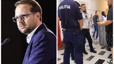 Poli--ia--trimis---la-Prim--ria-din-Timi--oara--Angaja--ii--revolta--i-dup---decizia-lui-Dominic-Fritz--b--font-color--red--VIDEO--font---b-